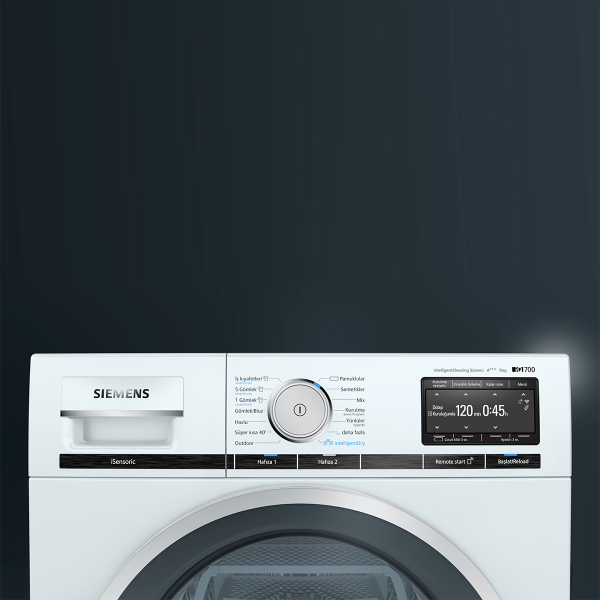 Siemens WT47XEH0TR 9 KG Çamaşır Kurutma Makinesi