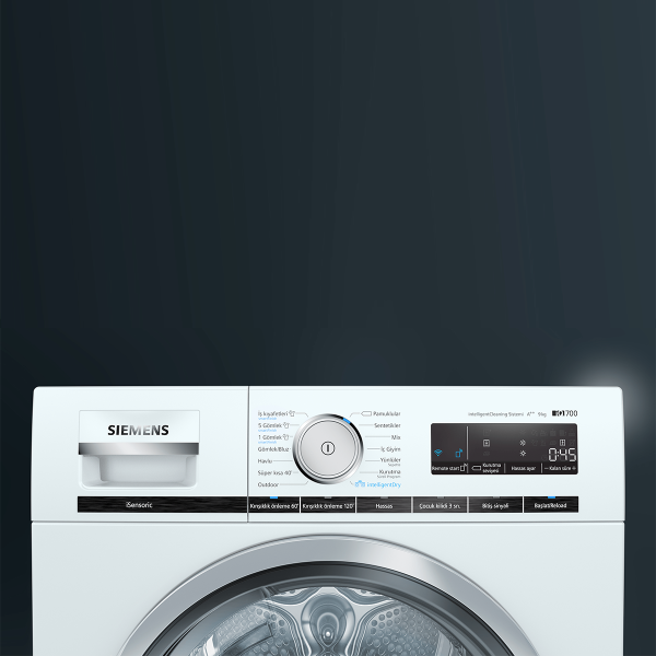 Siemens WT47XK80TR 9 KG Çamaşır Kurutma Makinesi