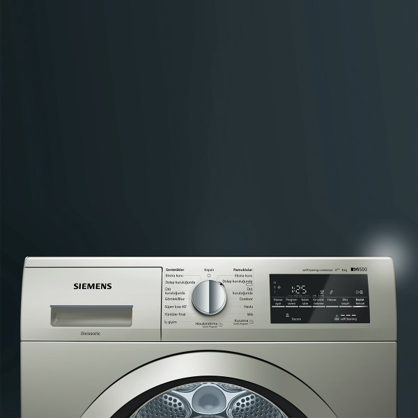 Siemens WT45W41STR 8 KG Çamaşır Kurutma Makinesi