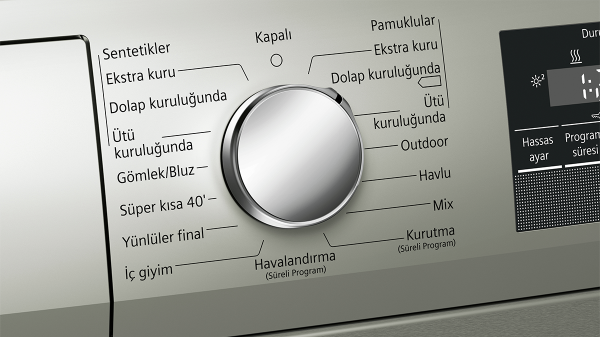 Siemens WT45RV0STR 8 KG Çamaşır Kurutma Makinesi