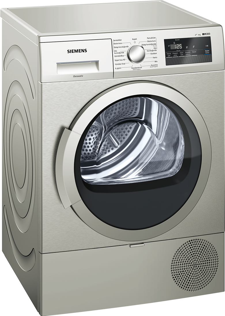 Siemens WT45RV0STR 8 KG Çamaşır Kurutma Makinesi