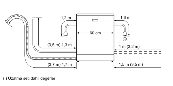 Siemens SN257I01MT A++ 7 Programlı Bulaşık Makinesi