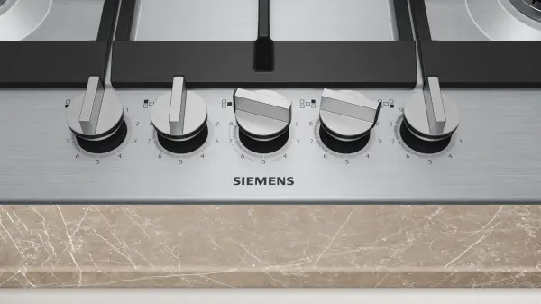 Siemens EC7A5RI90 iQ500 Gazlı Ocak 75 cm Paslanmaz çelik - görsel 2