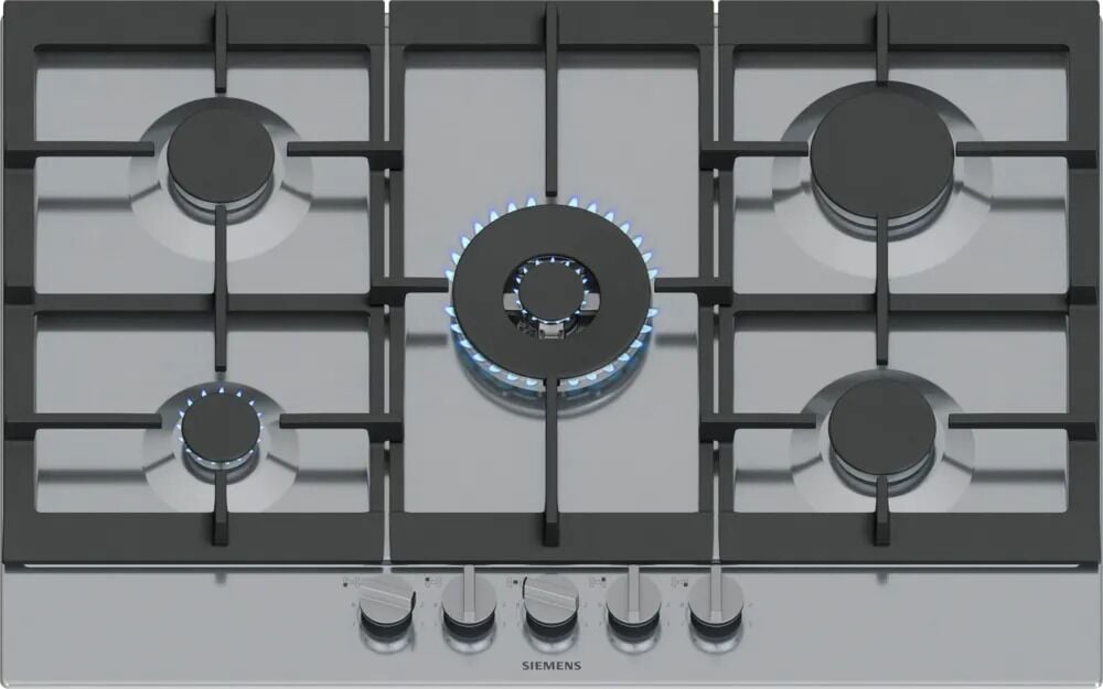 Siemens EC7A5RI90 iQ500 Gazlı Ocak 75 cm Paslanmaz çelik