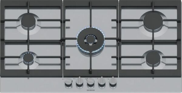 Siemens EC9A5RI90 iQ500 Gazlı Ocak 90 cm Paslanmaz çelik