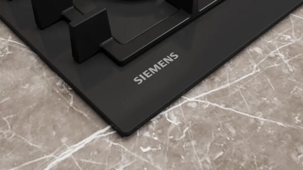 Siemens EN6B6NP40R iQ300 Gazlı Ocak 60 cm Sert cam, Siyah
