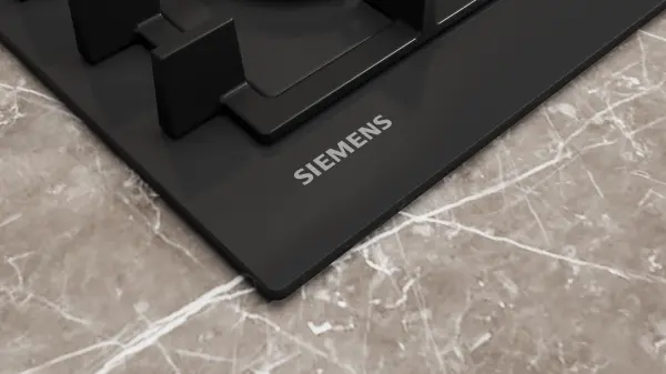 Siemens EN6B6NP40R iQ300 Gazlı Ocak 60 cm Sert cam, Siyah - görsel 3
