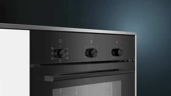 Siemens HB011FBA1T iQ100 Ankastre Fırın 60 x 60 cm Siyah - görsel 3