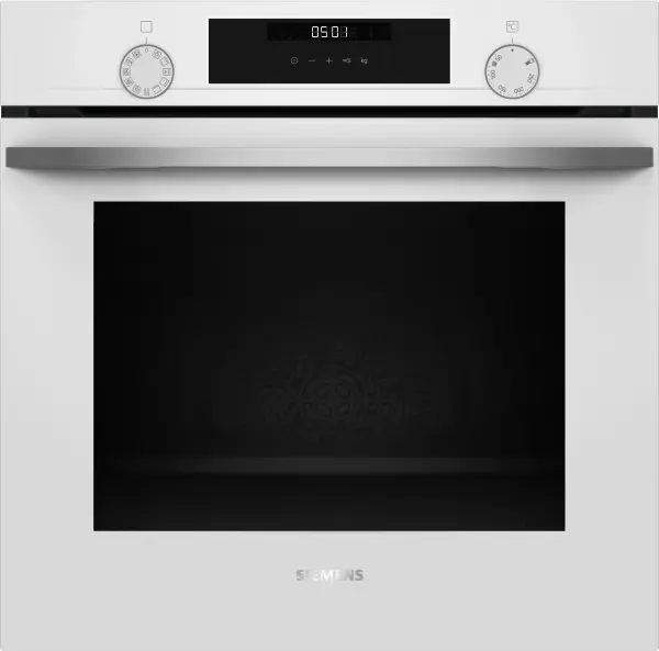 Siemens HU717ABV0T iQ300 Buhar Destekli Ankastre Fırın 60 x 60 cm Beyaz