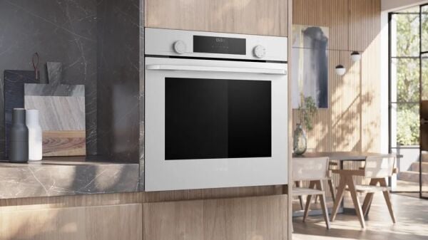 Siemens HU717ABV0T iQ300 Buhar Destekli Ankastre Fırın 60 x 60 cm Beyaz