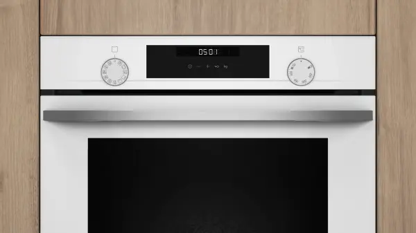 Siemens HU717ABV0T iQ300 Buhar Destekli Ankastre Fırın 60 x 60 cm Beyaz - görsel 5