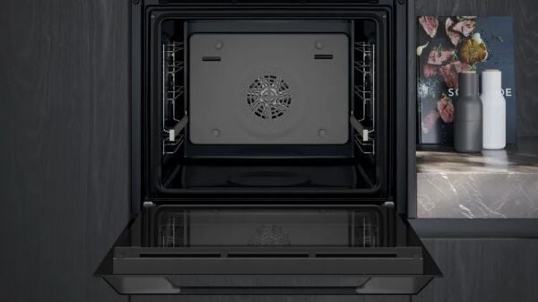 Siemens HU736AEG0T iQ300 Buhar Destekli Ankastre Fırın 60 x 60 cm darkSteel Line