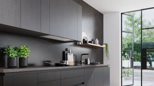 Siemens LB87NAC50 iQ500 Gömme Aspiratör 86 cm Paslanmaz çelik - görsel 2