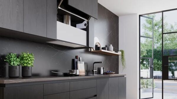 Siemens LB87NAC50 iQ500 Gömme Aspiratör 86 cm Paslanmaz çelik