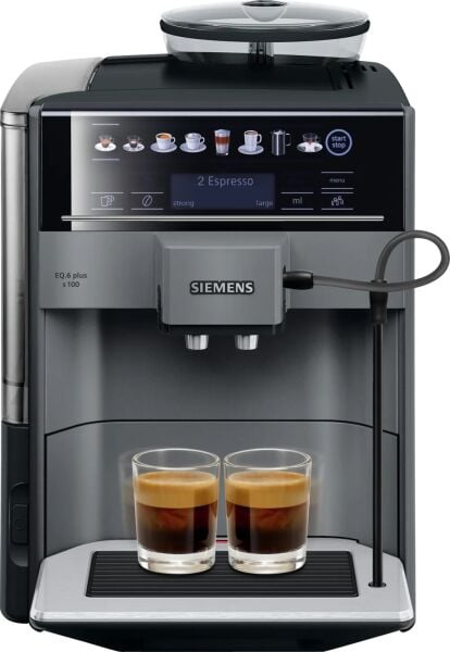 Siemens Tam Otomatik Kahve Makinesi EQ6 plus s100 Elmas titanyum metalik, Su Tankı