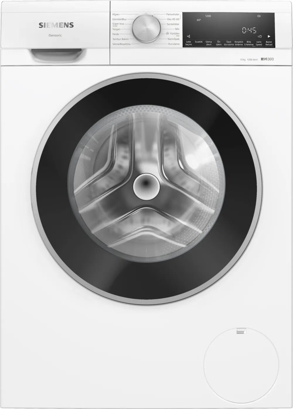 Siemens iQ300 Çamaşır Makinesi 10 kg 1200 dev./dak., Beyaz