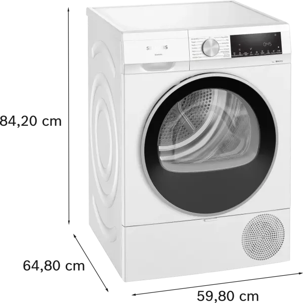Siemens WQ42A201TR iQ300 Isı Pompalı Kurutma Makinesi 9 kg Beyaz - görsel 6