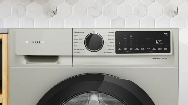 Profilo CGK242ZXTR Çamaşır Makinesi 9 kg maks. 1200 dev./dak., Gümüş