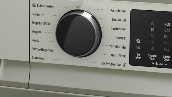 Profilo CGK242ZXTR Çamaşır Makinesi 9 kg maks. 1200 dev./dak., Gümüş - görsel 3
