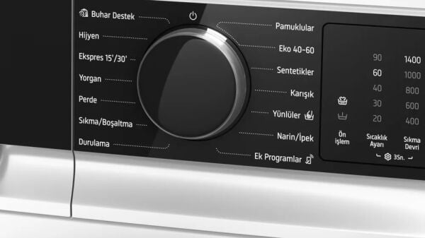 Profilo CGK244Z0TR Çamaşır Makinesi 9 kg 1400 dev./dak., Beyaz