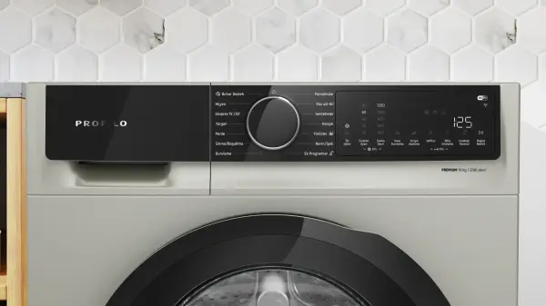 Profilo CGK252ZXTR Çamaşır Makinesi 10 kg maks. 1200 dev./dak., Gümüş