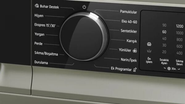 Profilo CGK252ZXTR Çamaşır Makinesi 10 kg 1200 dev./dak., Gümüş