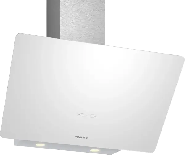 Profilo DVK8J629 Duvar Tipi Davlumbaz 80 cm Beyaz Cam Yüzey, Beyaz
