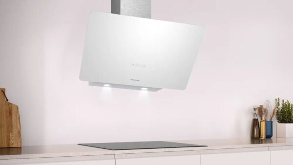 Profilo DVK8J629 Duvar Tipi Davlumbaz 80 cm Beyaz Cam Yüzey, Beyaz