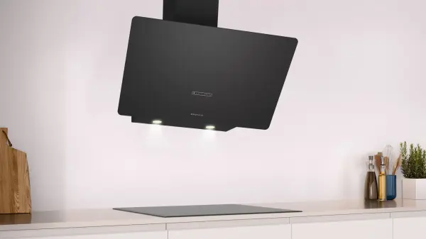 Profilo DVK8J669 Duvar Tipi Davlumbaz 80 cm Siyah Cam, Siyah - görsel 2