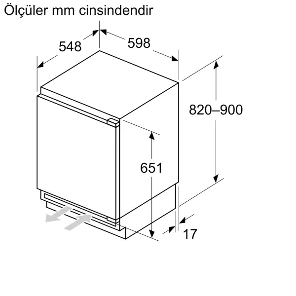Siemens iQ500 Ankastre Derin Dondurucu 82 x 59.8 cm softClosing Düz Menteşe - görsel 7
