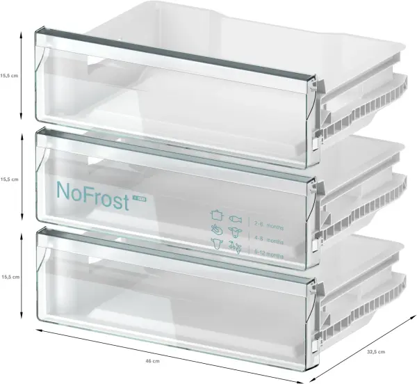 Siemens iQ500 Ankastre Derin Dondurucu 82 x 59.8 cm softClosing Düz Menteşe - görsel 5