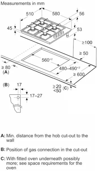 Profilo OD36P2B80D Gazlı Ocak 60 cm Emaye, Beyaz - görsel 2
