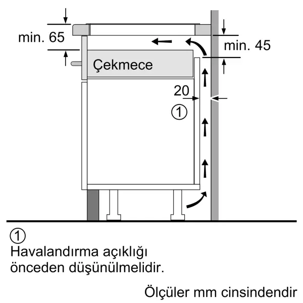 Profilo OI06ET010 İndüksiyonlu Ocak 60 cm Çerçevesiz Yüzey - görsel 8