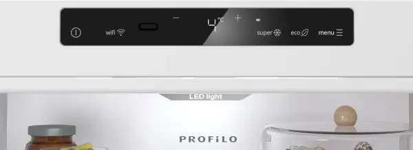 Profilo BD3056PDVN Alttan Donduruculu Buzdolabı 186.2 x 69.5 cm Paslanmaz çelik - görsel 2