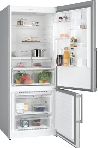 Profilo BD3076IECN Alttan Donduruculu Buzdolabı 186 x 75 cm Paslanmaz çelik