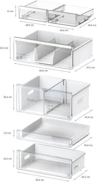 Profilo BD3076WCAP Alttan Donduruculu Buzdolabı 186 x 75 cm Beyaz, Total No Frost - görsel 7