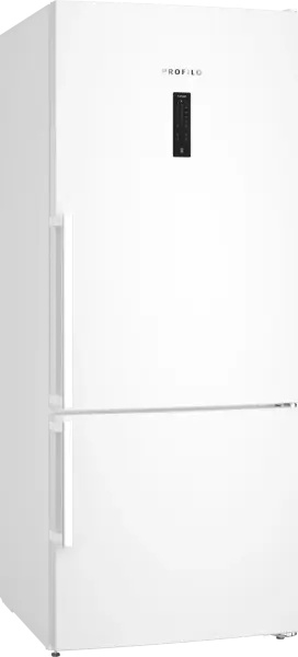 Profilo BD3076WECN Alttan Donduruculu Buzdolabı 186 x 75 cm Beyaz, Total No Frost