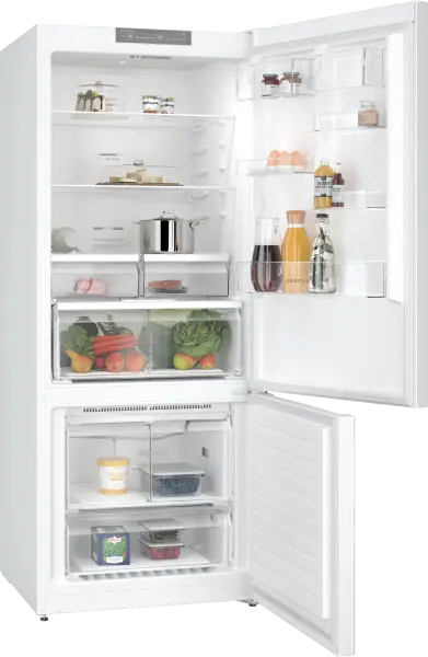 Profilo BD3076WEVN Alttan Donduruculu Buzdolabı 186 x 75 cm Beyaz, Total No Frost