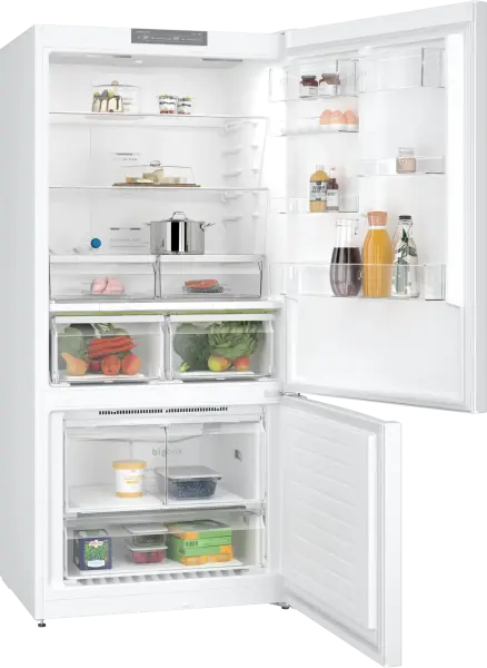 Profilo BD3086WEVN Alttan Donduruculu Buzdolabı 186 x 86 cm Beyaz, Total No Frost - görsel 2