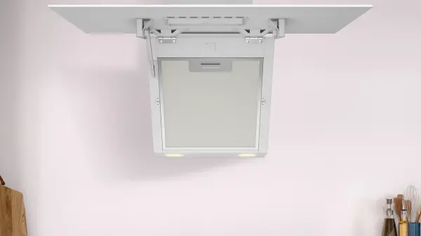 Profilo DVK6J429 Duvar Tipi Davlumbaz 60 cm Beyaz Cam Yüzey, Beyaz