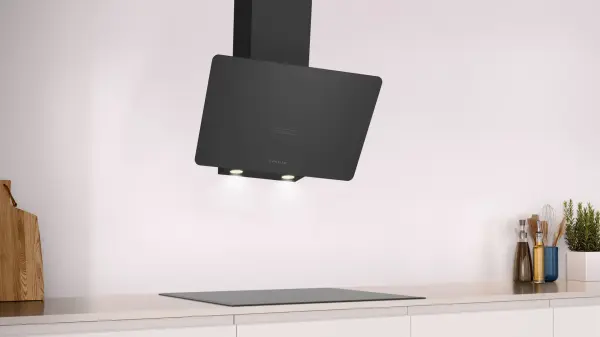 Profilo DVK6J469 Duvar Tipi Davlumbaz 60 cm Siyah Cam, Siyah - görsel 2