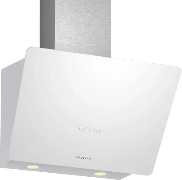 Profilo DVK6J629 Duvar Tipi Davlumbaz 60 cm Beyaz Cam Yüzey, Beyaz