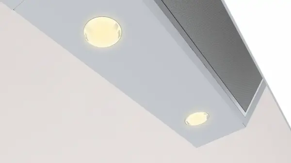 Profilo DVK6J629 Duvar Tipi Davlumbaz 60 cm Beyaz Cam Yüzey, Beyaz - görsel 4