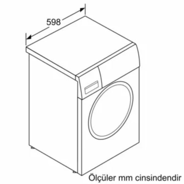 Profilo CGA254Z1TR Çamaşır Makinesi 10 kg