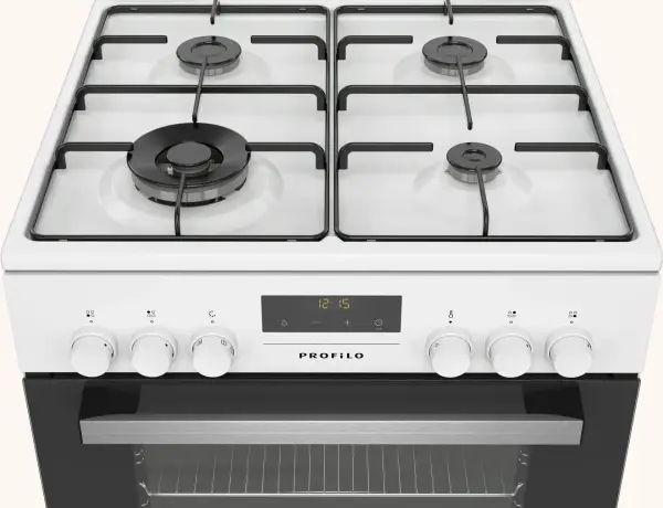 Profilo F0MS144HBL Gazlı/Elektrikli Solo Fırın Beyaz