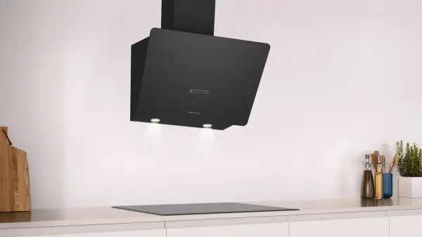 Profilo DVK6J669 Duvar Tipi Davlumbaz 60 cm Siyah Cam, Siyah - görsel 2