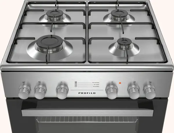 Profilo F0TS113DIL Gazlı/Elektrikli Solo Fırın Inox - görsel 2