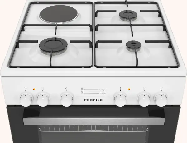Profilo F0TS113LBD Gazlı/Elektrikli Solo Fırın Beyaz