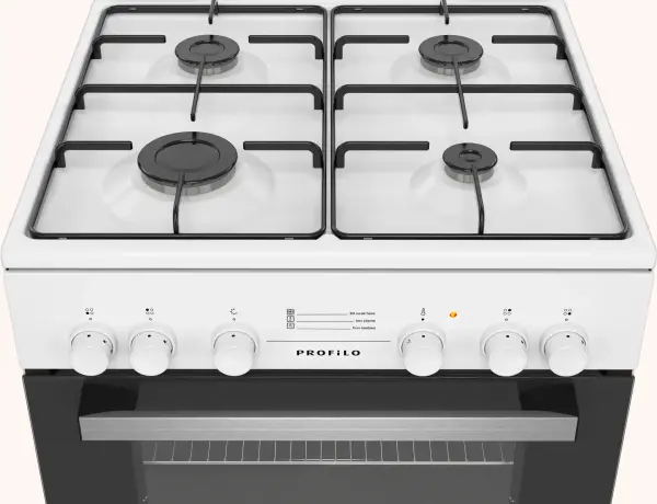 Profilo F0TSR13DBD Gazlı/Elektrikli Solo Fırın Beyaz