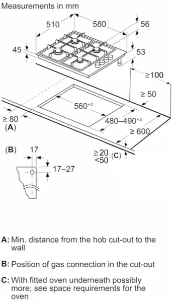 Profilo OD36K2B80D Gazlı Ocak 60 cm Emaye, Beyaz - görsel 2